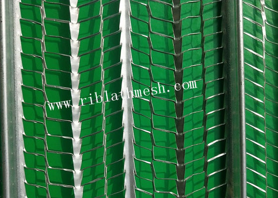 8mm Rib Height Galvanized Rib Lath Mesh 0.30mm Thickness 600mm Width