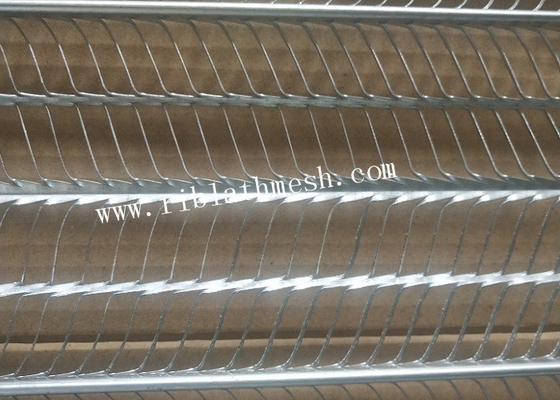 5mm Rib Height Expanded Metal Rib Lath Galvanized 2.5m Length