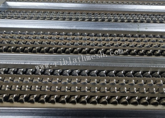 0.45m Width Galvanized Hy Rib Mesh 2.4m Length Excellent Engineering Quality