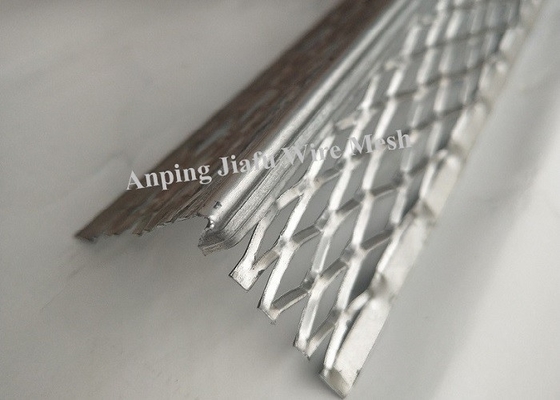 Drywall Round Nose Aluminium Angle Bead Metal With Diamond Mesh Wings