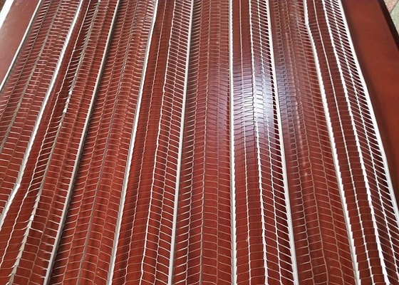 Galvanised Rib Lath Mesh For Plaster Walls / Suspended Ceilings