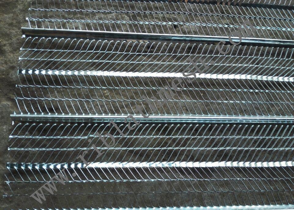 Expanded Rib Lath XT0706 Expanded Wire Mesh Rib Lath 7*15mm Hole Size For Construction